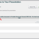 Check the option to allow users to download the presentation